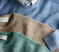 Rib and Stitch Cashmere Sweater