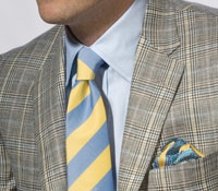Espresso, Grey, Oyster and Blue Plaid Jacket