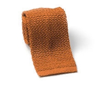 Classic Silk Knit Tie in Salmon