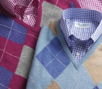 Lambswool Argyle Vest