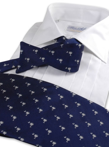 Palmetto & Moon Navy and White Formal Wear Set