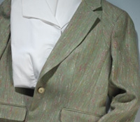 Green W/Pink/Yellow/White Linen Jacket