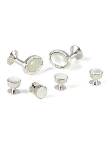 Oval MOP Formal Wear Set