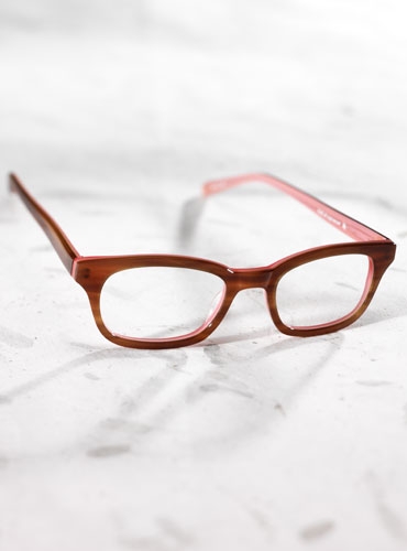 Brown and Pink Small Square Frame