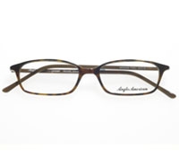 Thin Rectangular Frame in Dark Tortoise