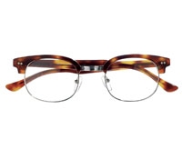 Dark Tortoise Brow Rim Frame