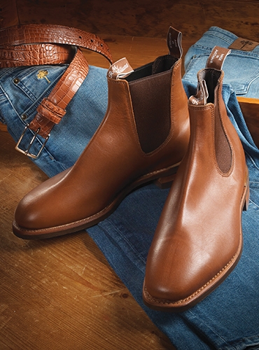 rm williams tan womens boots