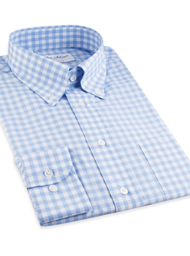 light blue gingham shirt women's