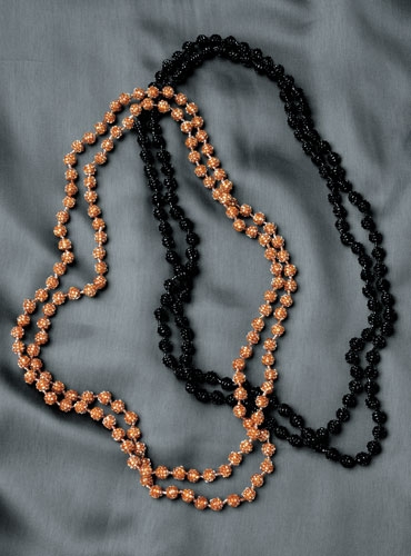 Long Glass Beaded Necklaces