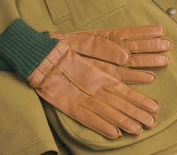 Tan Deerskin Gloves for Men