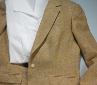 Straw W/Lilac/Blue Windowpane Jacket