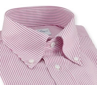 Bengal Stripe Oxford Magenta Shirt