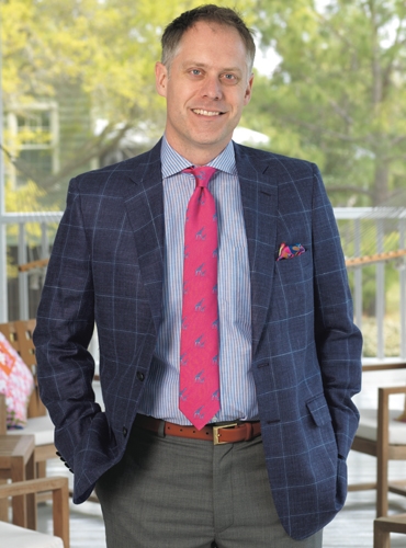 navy blue sports coat