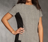 Tweed Panel Dress