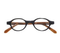 Kids Oval Frame in Navy and Tan