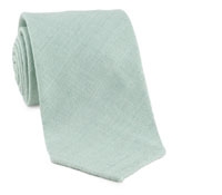 Tie Woven Silk Shantung Mint