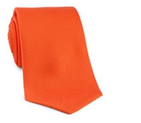 Tie Printed Solid Orange