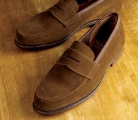 Harvard Unlined Loafer in Tobacco Suede