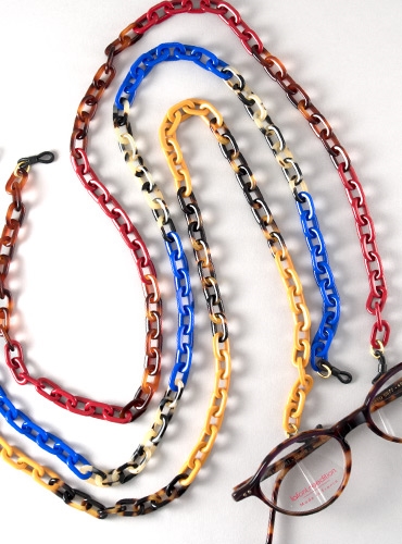 Multi Colored Oval Link Eyeglass Chains