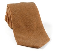 Wool/Silk Solid Tie Oak