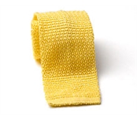 Classic Silk Knit Tie in Gold