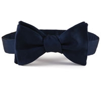 Navy Faille Bowtie