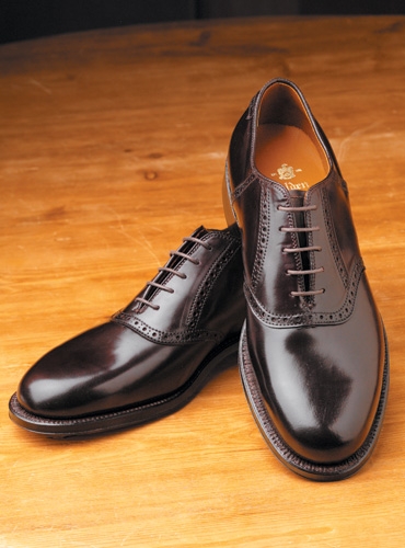 alden cordovan saddle shoes