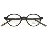 Children's Small Round Frame in Black