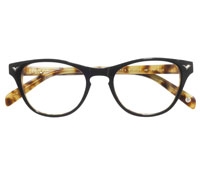 Modified Cateye Frame in Black/Tortoise