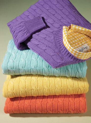 Lightweight Cashmere Crewneck Sweaters