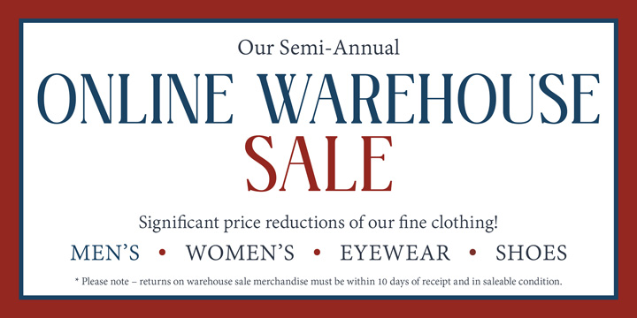 Online Warehouse Sale