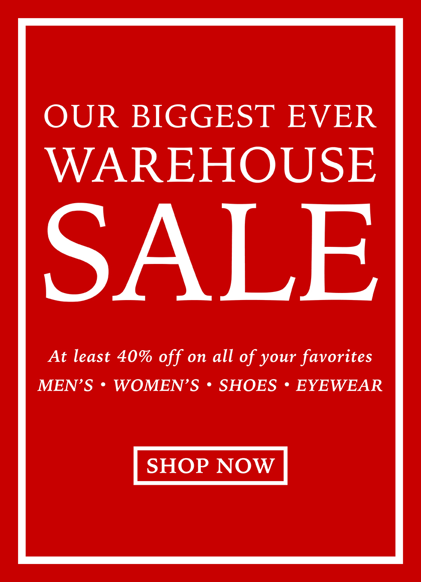 Shop Warehouse Sale