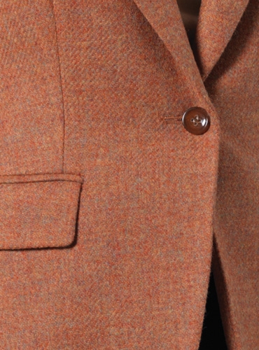 Wool Jacket in Orange