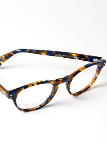 Semi-Square Frame in Blue Tortoise