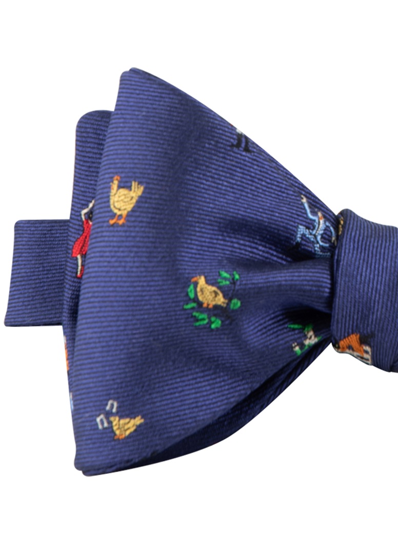 12 Days of Christmas Bow in French Blue