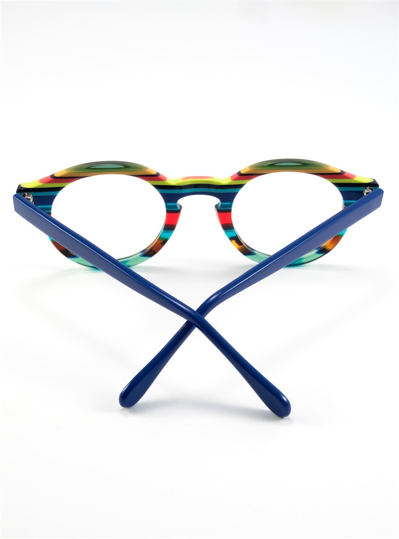 Multi-Colored Wissing P3 Frame in Blue, Red and Green