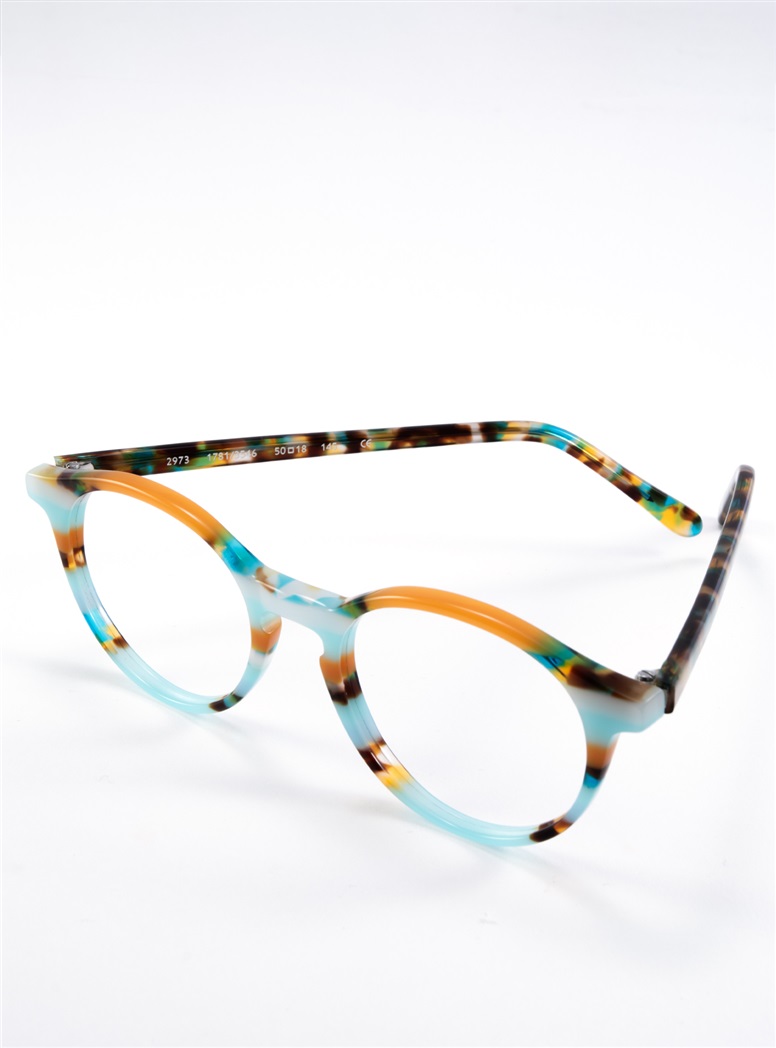 Multi-Colored Wissing P3 Frame in Orange, Blue and Brown