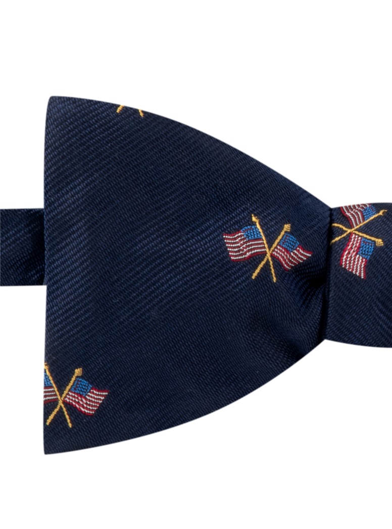 BJ177- Crossed American Flag