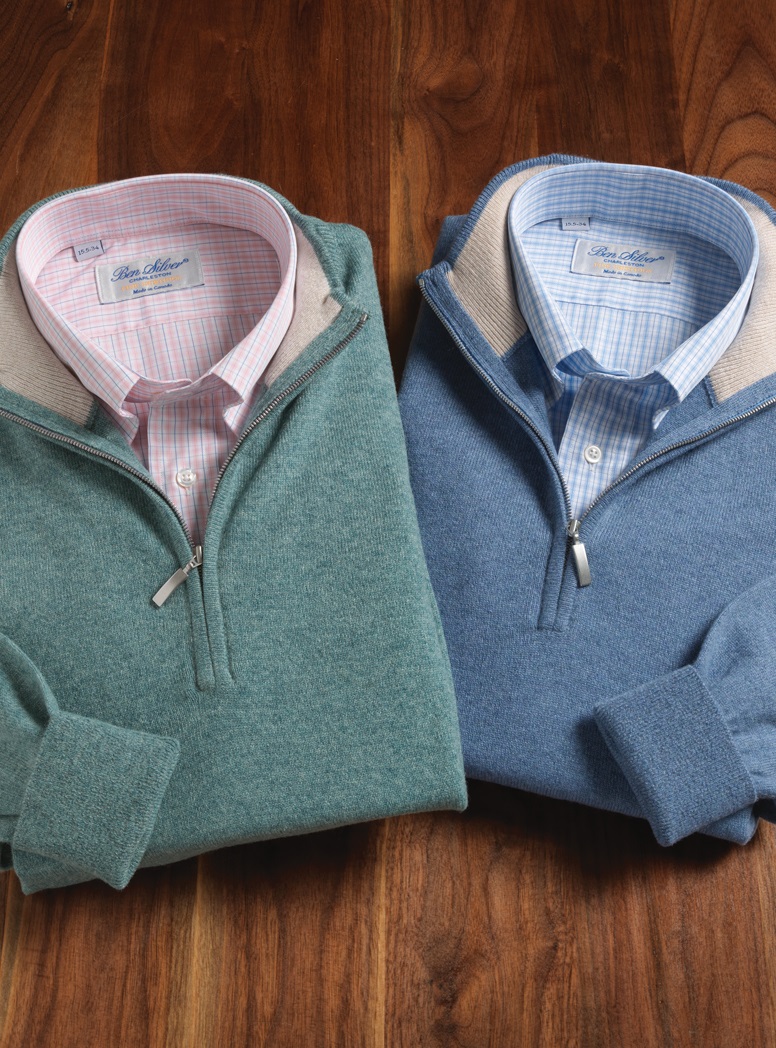 Cashmere 1/2 Zip Sweaters
