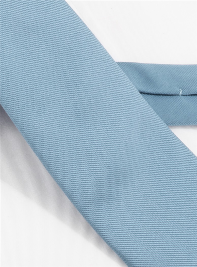 Silk Solid Signature Tie in Slate