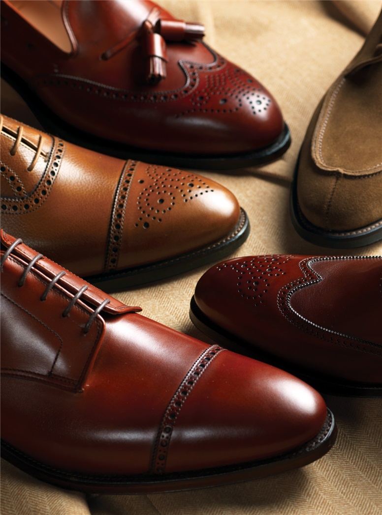 The Draycott Blucher in Burnished Chestnut