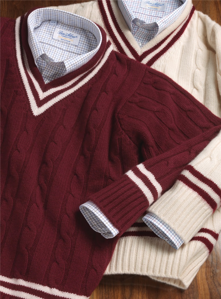 Cashmere Tennis Sweaters