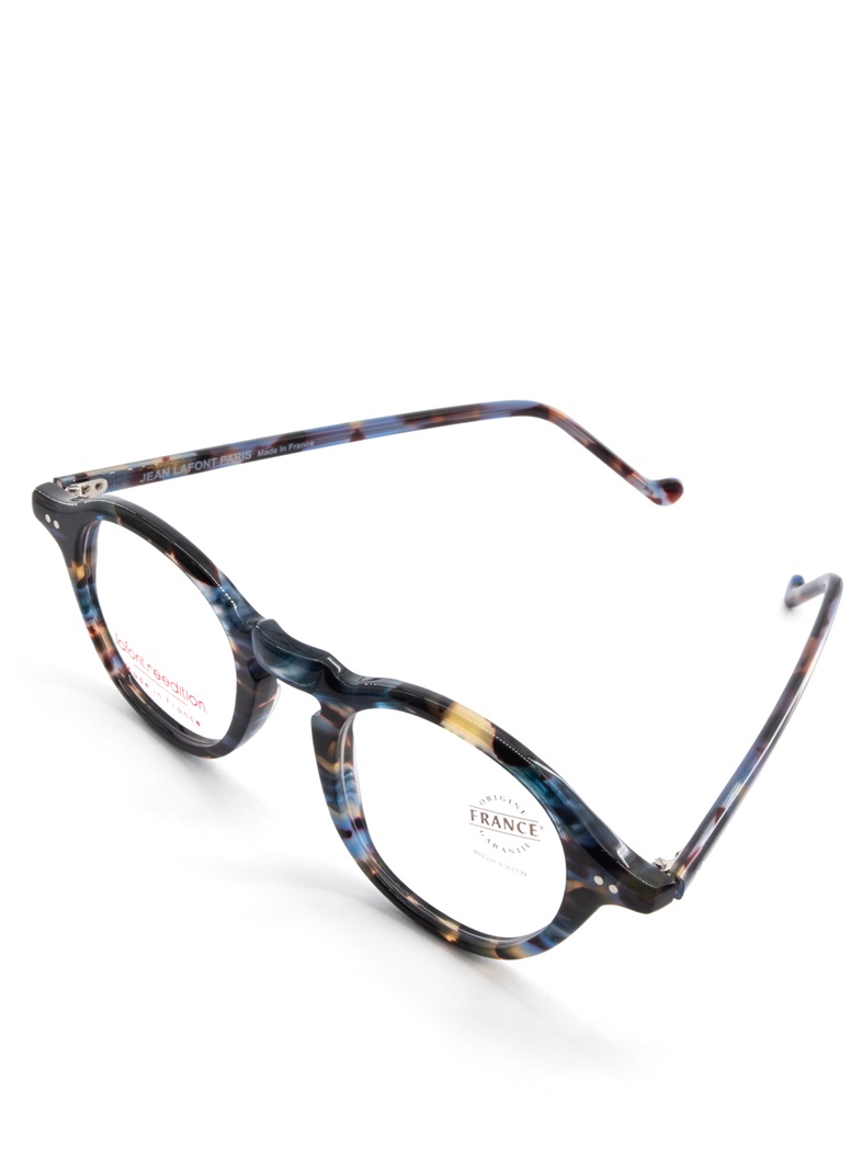 Nearly Round Bold Frame in Ocean Tortoise