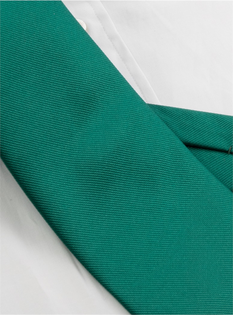 Silk Signature Solid Tie in Jade