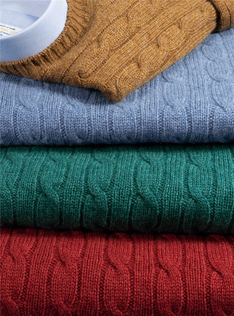 Cashmere Cable Knit Sweaters