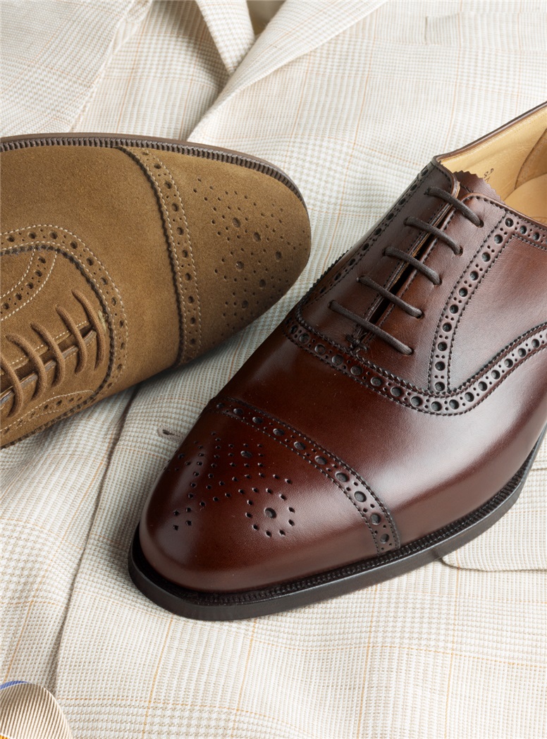 The Berkeley Oxford in Chestnut, Size 8