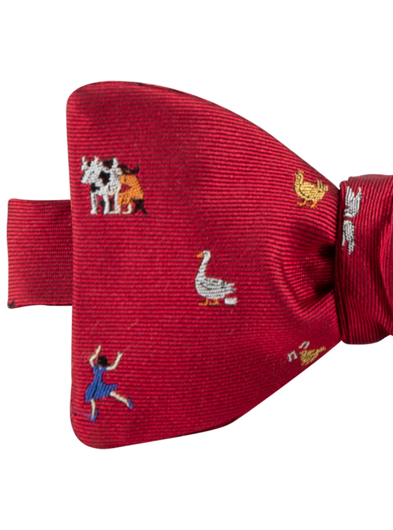12 Days of Christmas Bow in Red