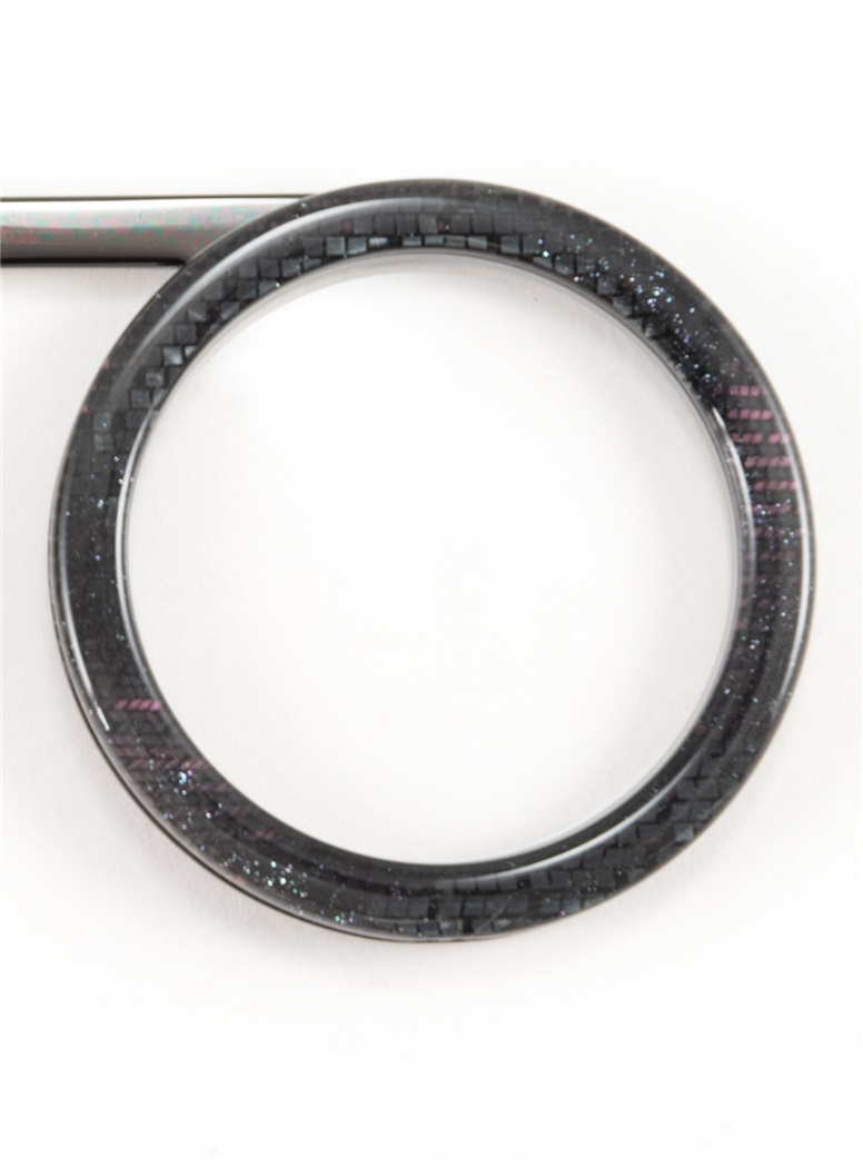 Fassamano Readers in Black Glitter, 2.00 Lenses