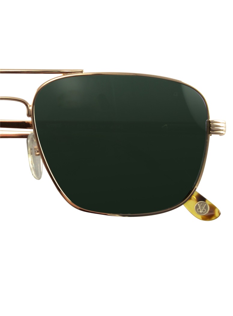 Gold Aviator Sunglasses