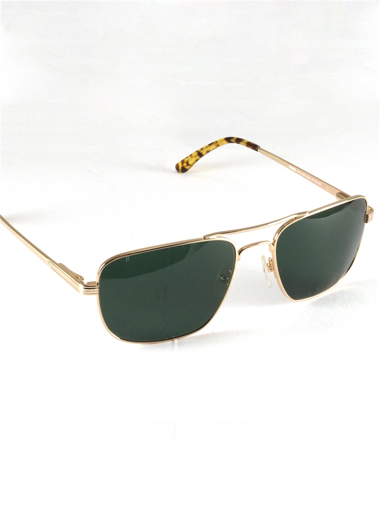 Gold Aviator Sunglasses